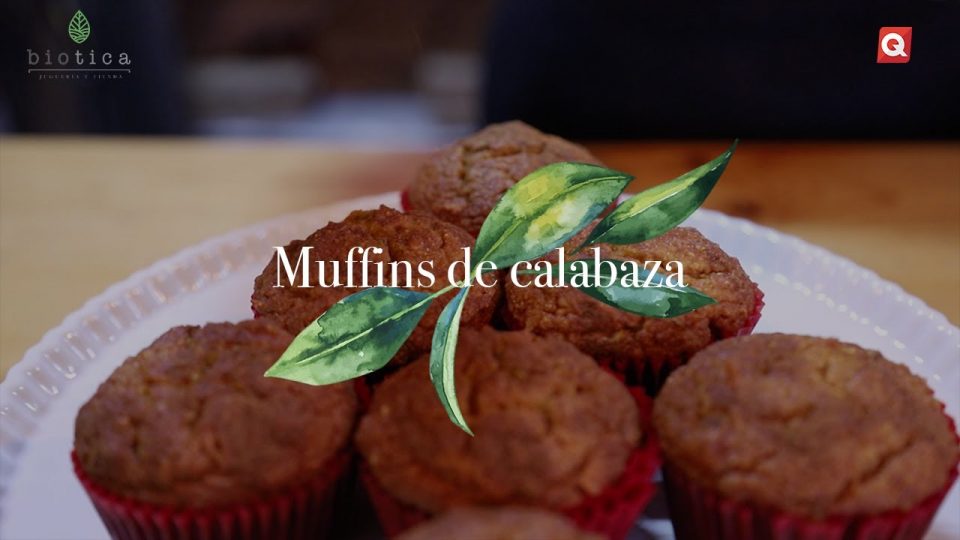 Biótica – Muffins de Calabaza Saludables