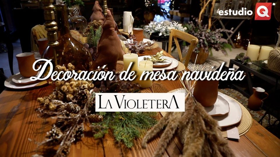 DECORA TU MESA NAVIDEÑA CON LO QUE TIENES EN CASA por MALENA VILLASUSO