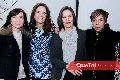  Pina Cadena, Alejandra Martínez, Ángeles Gutiérrez y Marcela Serna.