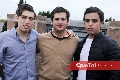  Tony Pizzuto, Marcelo González y Diego Zepeda.