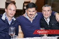  Javier Abud, Manuel Zacarías y Juan Manuel Piñero.