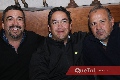 Gerardo Galván, Toño Acebo y Omar Gutiérrez.