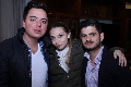  Toño Guzmán, Gaby López y Oscar Cabrera.
