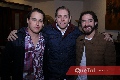  Alejandro Cabrera, Pepe Santos y Juan Pablo Barragán.