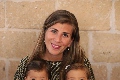  Sofía Músquida con sus gemelos Sebastián y Carlota.