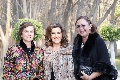  Maripepa Valladares, Martha Elena Muñiz y Marcela Rangel.