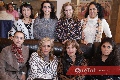  Pita Cossío, Montse Gómez, Gaby Cubillas, Beatriz Treviño, Karina Navarro, Mimí Hinojosa, Anabel Valle y Marcela Orduña.