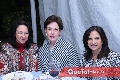  Bertha Maza, María Cossío y Rosario de Ortuño.