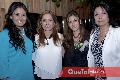 Martha Lucía Azcárate, Patricia Gaviño, Paty Gómez y Leticia Ruiz.