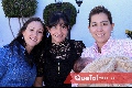 Roxana Durán, Maritza Villalba y Claudia con su bebé.