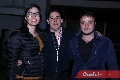 Ceci Rojas, Pablo Zermeño y André Sarabia .
