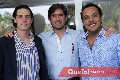  Diego Jourdain, Fernando Abud y Javier Campos.