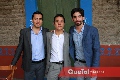  Jorge Palos, José Eduardo Delgado y  Mauricio Gómez .