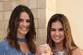  La pequeña Regina, Lorena Saldamando y Fernanda Tapia.