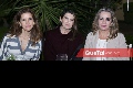 María Dolores Hernández, Maite Bustindui y Lourdes Zapata.
