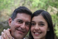  José Luis Contreras con su hija Julieta.