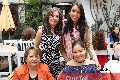 Sonia Ibarra e Indira Gama con Cynthia Ibarra y Catalina Ortiz.