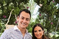  Marina Jourdain y Ricardo Leos con su sobrina Macarena.