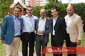  Mauricio Mier, Alfredo Noyola, Guillermo Meade, Alfonso Leal y Salvador Pedroza.