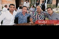  Cesar Álvarez, Alejandro Williams, Abimael Berlanga y Sergio Martínez.
