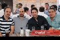 José Ángel, Alejandro Gutiérrez, Alejandro Lomelí y David Cortés.