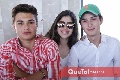  Israel Hernández, Pili Aguilar y Diego Díaz de León.