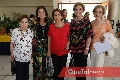  Queta B. de Contreras, Blanca Bustos, Alicia de Carreras, Toyita de Villalobos y Cristina de Garfias.