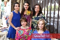  Montse Muñiz, Fernanda Saiz, Adriana Díaz Infante, Laura Rodríguez y Claudia Neumann.