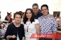 Niní Orozco, Marcia, Renato y Juan Manuel .