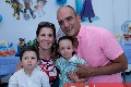  Sofía Rueda, Juan Quintanilla, Andrea y Diego.