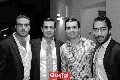 Manuel Saiz, Rodolfo Ortega, Rodrigo Pérez y Oscar Cadena.