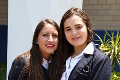 Laura Stahl y Ana Gaby  .