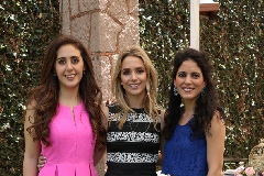 Valeria Villarreal, Faustina Villarreal y Maribel Rodríguez.