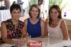  Claudia Díaz, Marisa Valle y Odile Sánchez.