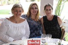 Aurora García, Gaby Lozano y Alejandra Medina.