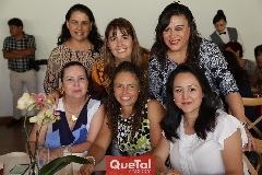  Edith Gutiérrez, Carmen Leos, Gaby Rodríguez, Julieta de la Serna, Paty Vilet y Oly Flores.