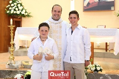  Emilio Heinze Zarur, Padre Fernando Fernández y Carlos Heinze.