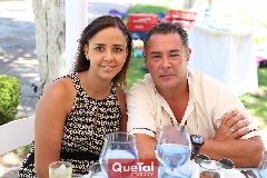 Erika Alduncín y  Eduardo Ramírez .