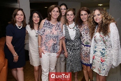  Josefina Gutiérrez, Martha López, Mónica de Leal, Maribel Rodríguez, Adriana Carrera, Claudia Canales y Gabriela Serment.