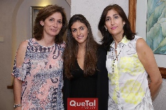  Mónica de Medlich, Paty Gómez y Adriana Oliva.