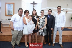  Francisco González, Alejandra Alcalde de González, Santiago, Daniela Alcalde, Mariana González, Luis Manuel Abella y  Armando Zárate.