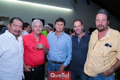  Luis Fernando Zúñiga, Alberto López, Carlos Ramón, Alberto Celis y Leopoldino Cantú.
