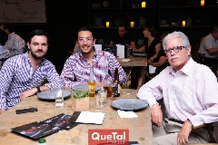  Luis Antonio Mahbub, Salvador Gaviño y Salvador Gaviño.