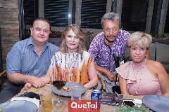  Felipe Martin Alba, María Amelia Vargas de Martín Alba, Eduardo Díaz de León y Magdalena Izar de Díaz de León.