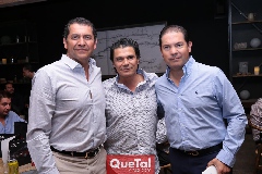  Samuel Villarreal, Fernando Cifuentes y Jorge Acebo.