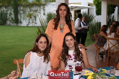 Gaby Ponce, Ale Díaz Infante y Adriana Medina.