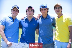  Luis Torres, Sebastián Garza, Juan Pablo Leiva y Gerardo Valle.