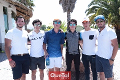 En el torneo de Futgolf.