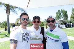 Gabriel Vitti, Oscar Romero y Nacho Archidonna.