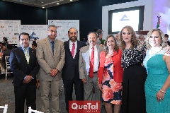  Guillermo Aldrett, Raúl Martínez, Teófilo Torres Corzo, Rocío García, July Abud y July de Zermeño.